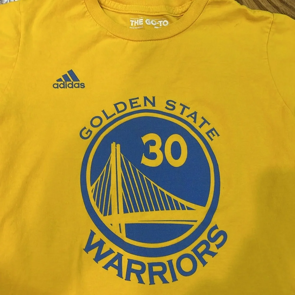 Steph Curry Golden State Warriors Adidas Shirt. Size S 8. Excellent Condition.